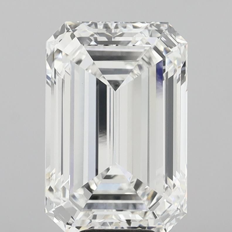 10.10 Carat EMERALD Shape F Colour VVS2 Clarity  Cut - White Lab Diamond - 1749106