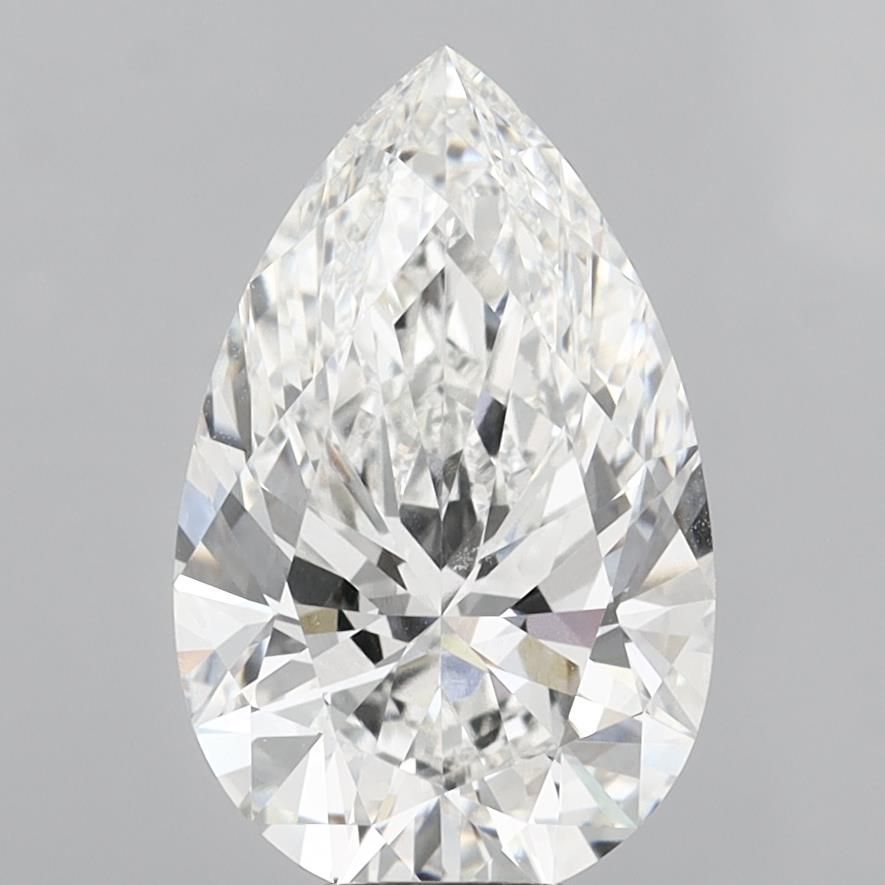 8.09ct Pear F VVS2 Lab-Grown Diamond