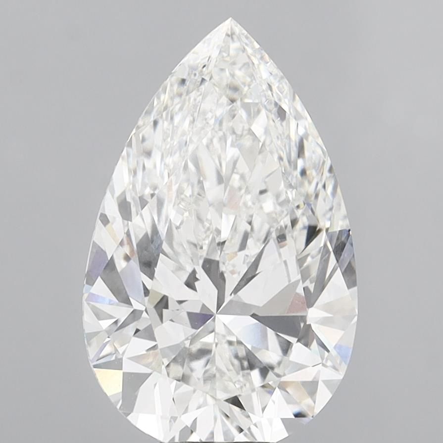 8.58ct Pear F VVS2 Lab-Grown Diamond