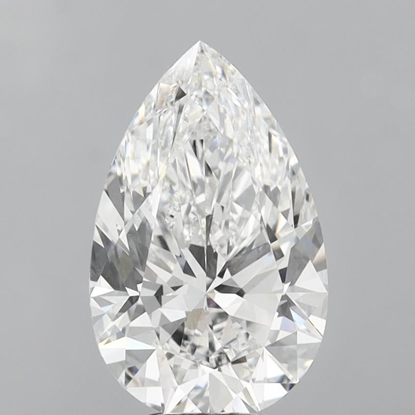 6.08ct Pear E VVS2 Lab-Grown Diamond