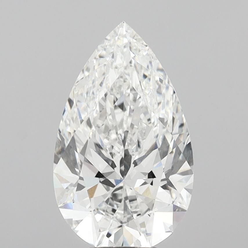 6.05ct Pear F VVS2 Lab-Grown Diamond