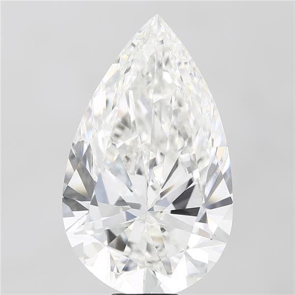 16.00 Carat PEAR Shape F Colour VS1 Clarity  Cut - White Lab Diamond - 1497082