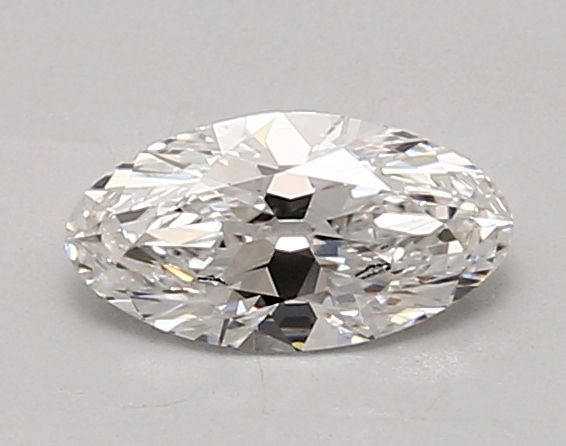 0.76ct Moval D VVS2 Lab-Grown Diamond