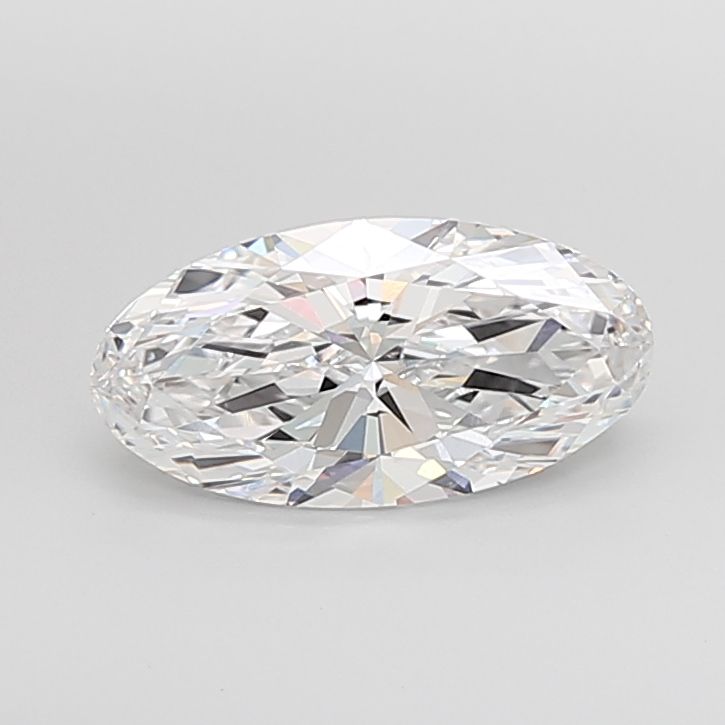 3.51ct Moval D VVS2 Lab-Grown Diamond