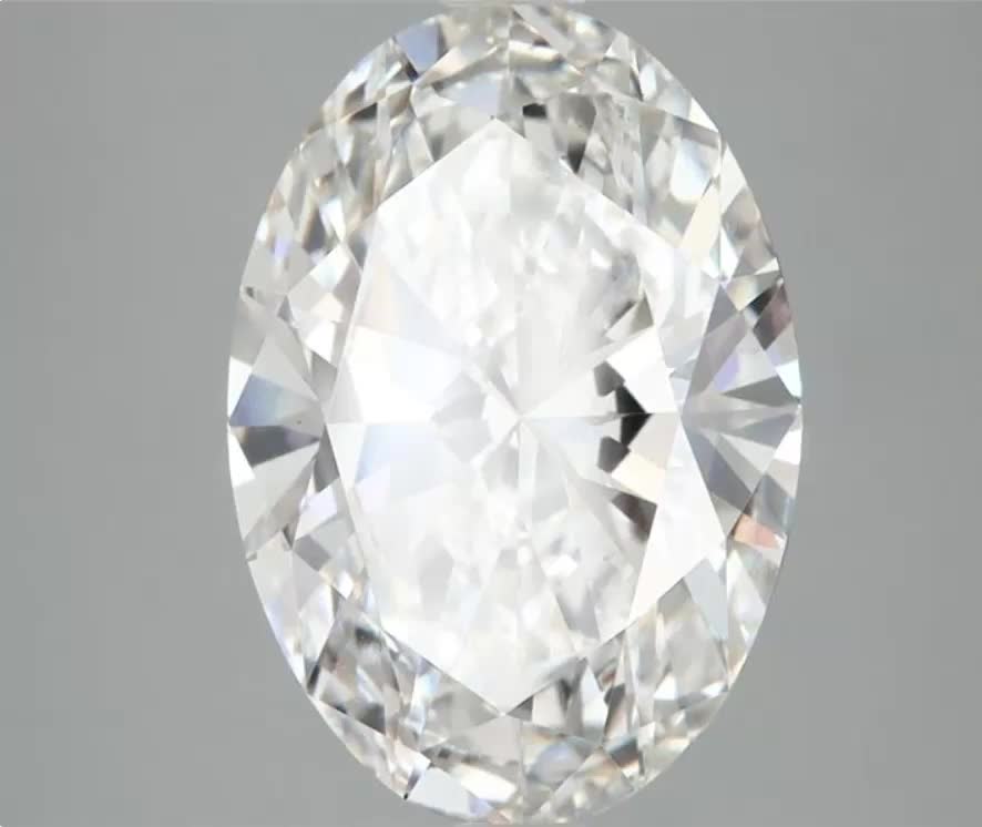 3.77ct Oval F VS1 Lab-Grown Diamond