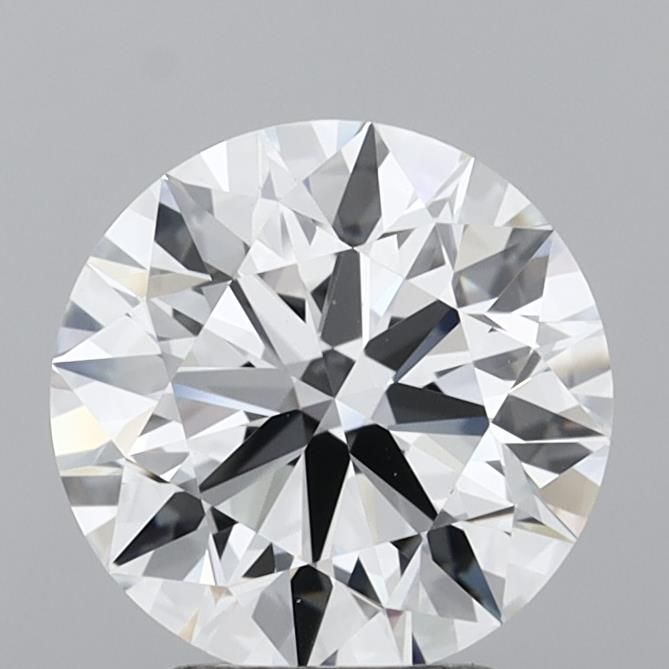 2.88ct Round E VVS2 Lab-Grown Diamond