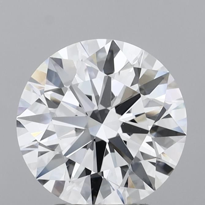 2.76ct Round F VVS2 Lab-Grown Diamond