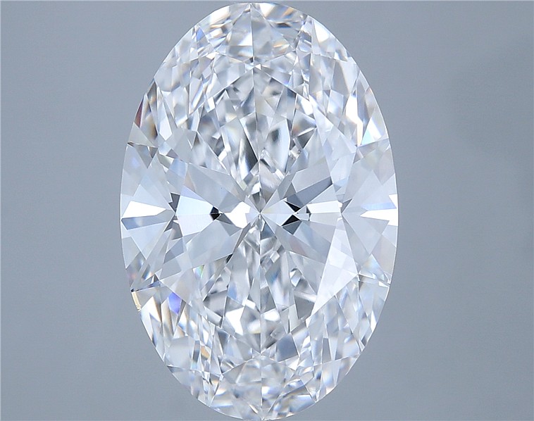 6.09ct Oval D VVS2 Lab-Grown Diamond