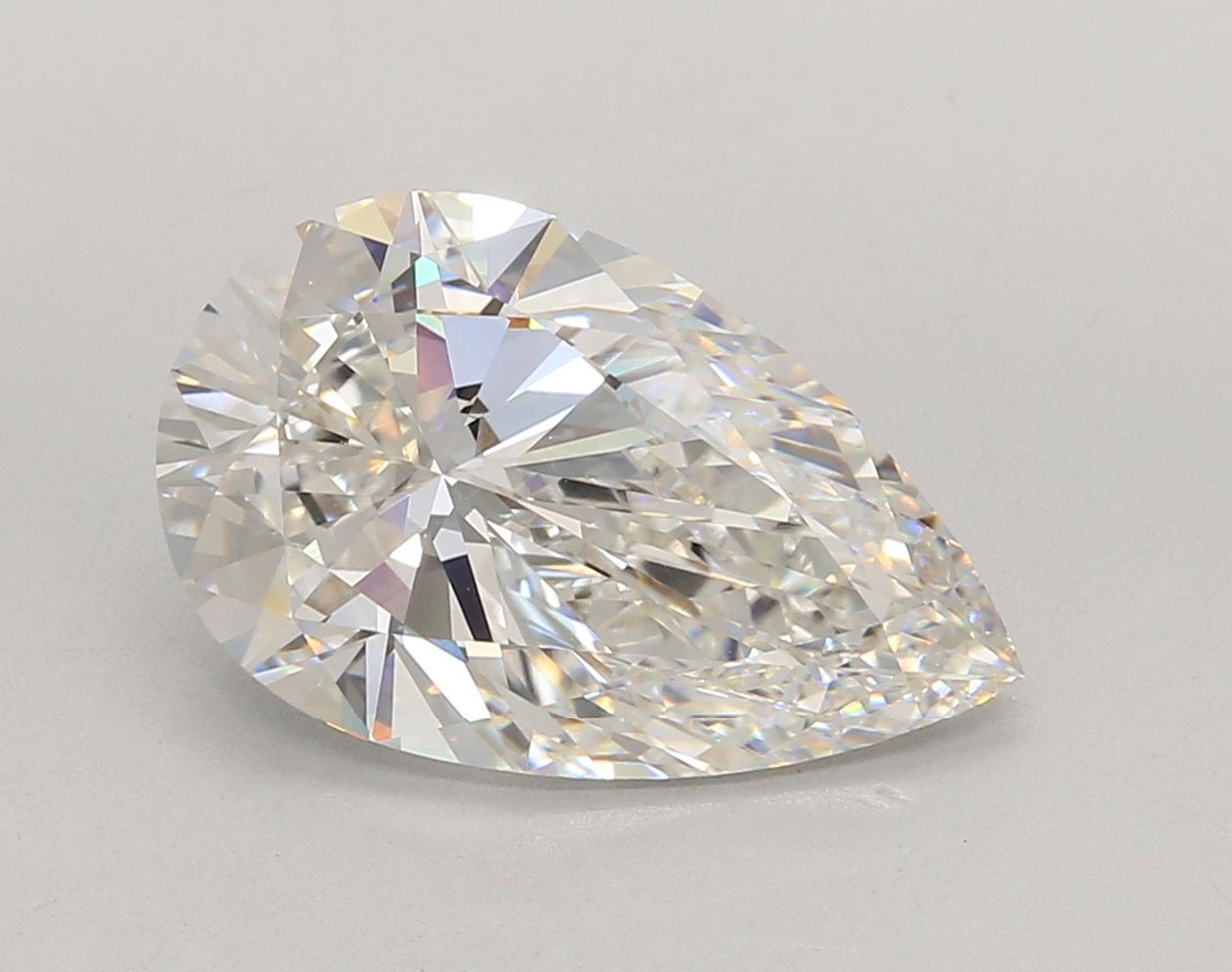 5.05ct Pear F VVS2 Lab-Grown Diamond