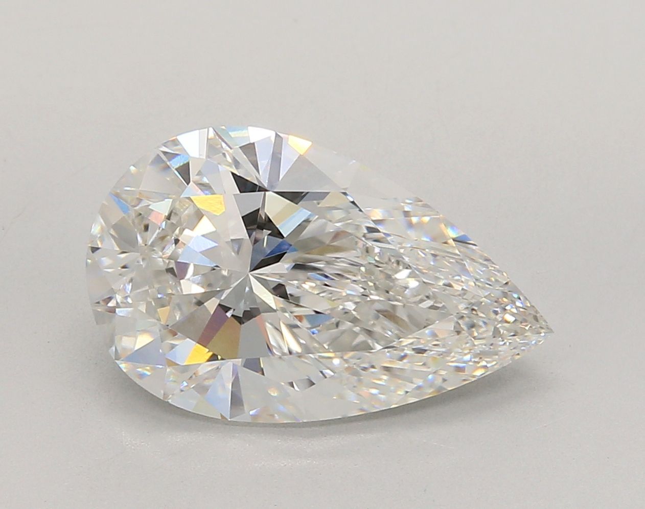5.04ct Pear F VVS2 Lab-Grown Diamond