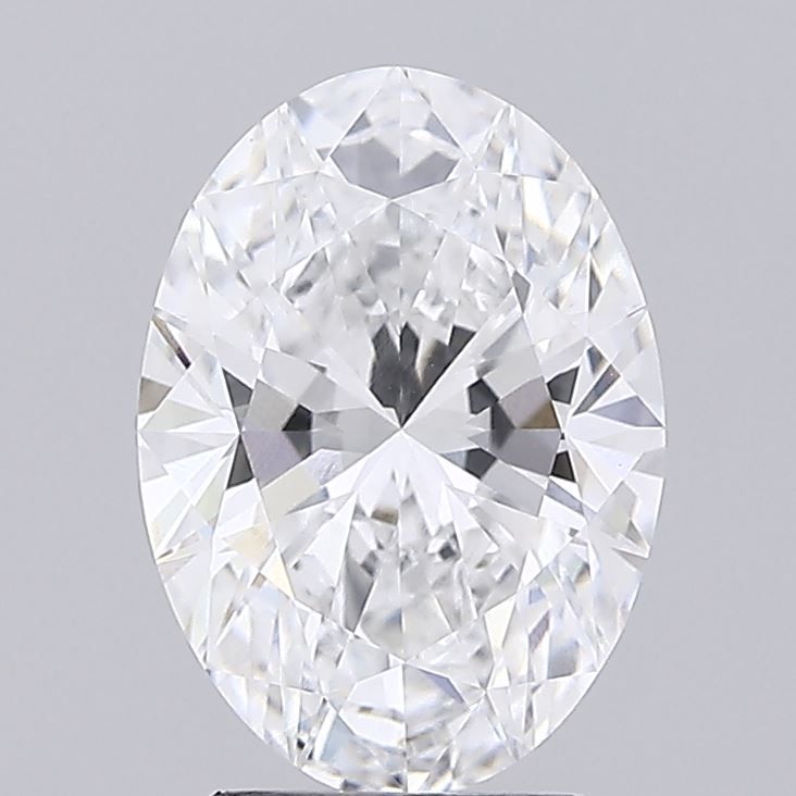 3.03ct Oval D VVS2 Lab-Grown Diamond