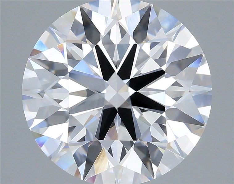 6.09ct Round F VVS2 Lab-Grown Diamond