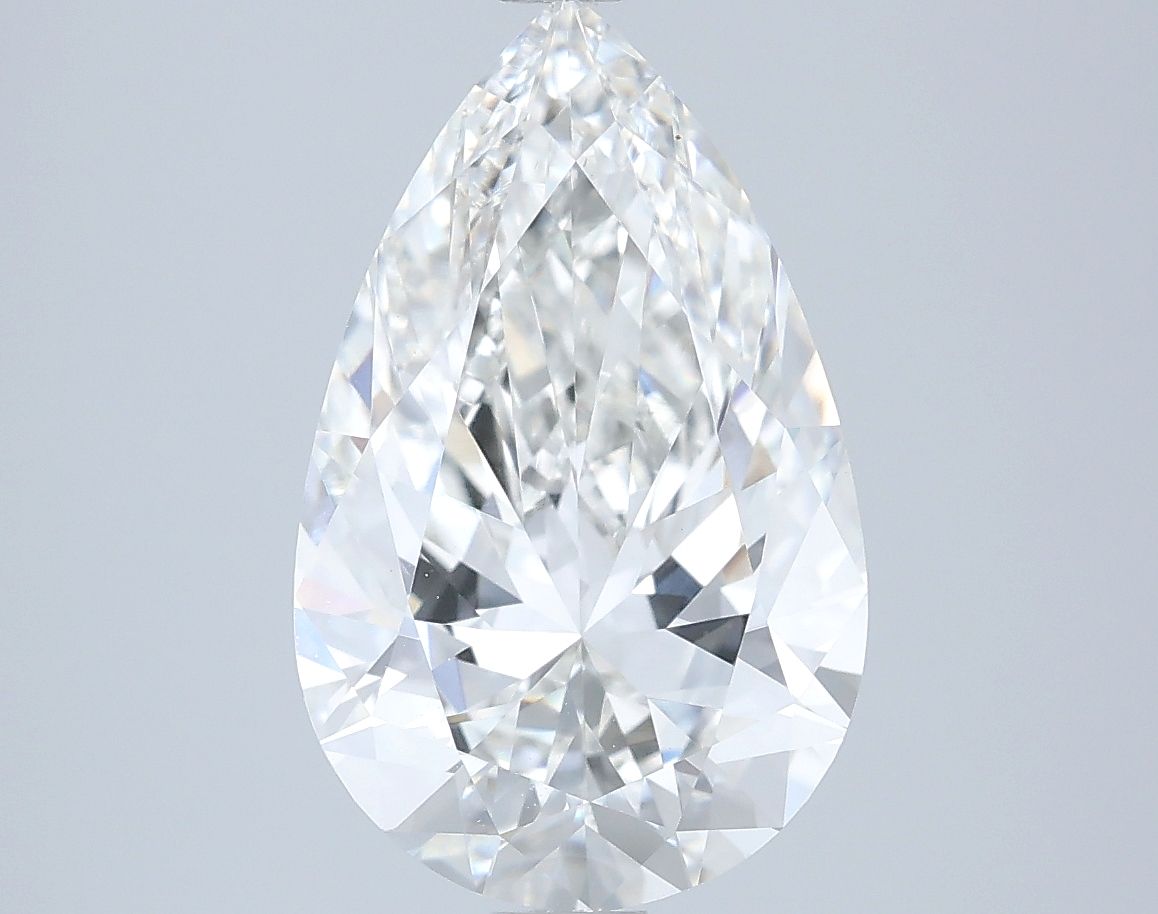 3.57ct Pear F VVS2 Lab-Grown Diamond