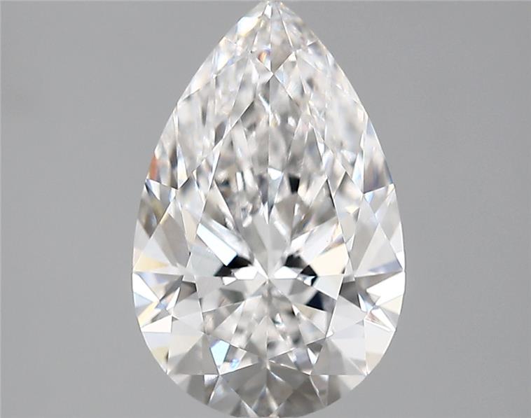 2.67ct Pear D VVS2 Lab-Grown Diamond