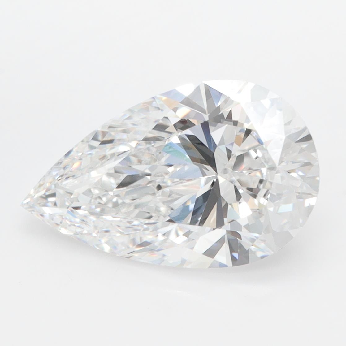 3.31ct Pear D FL Lab-Grown Diamond