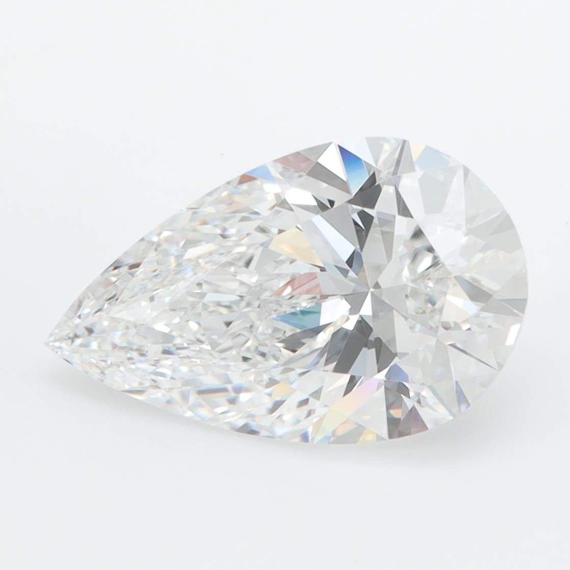 3.07ct Pear D FL Lab-Grown Diamond