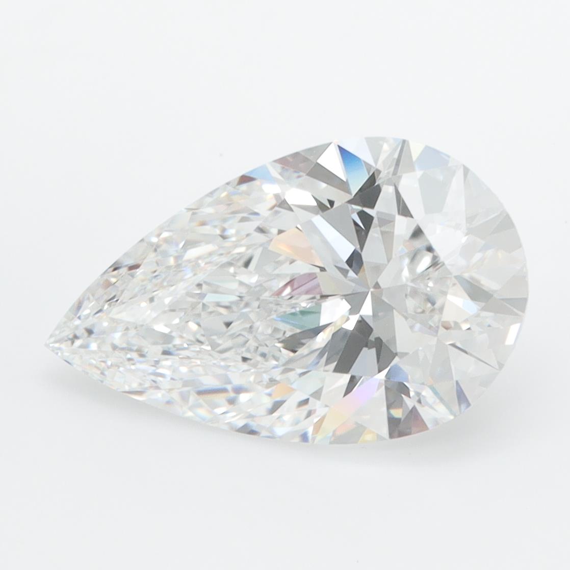 3.04ct Pear D FL Lab-Grown Diamond