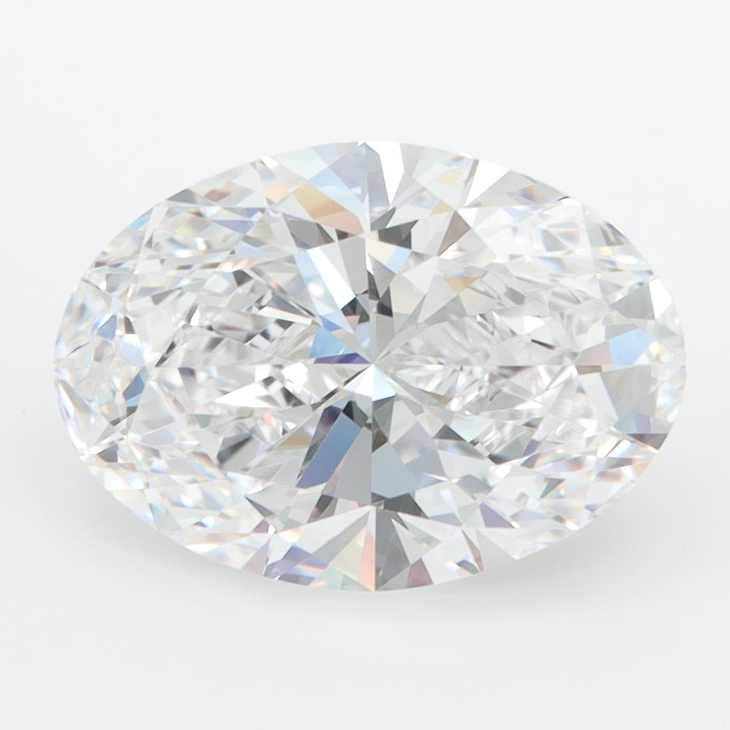 3.71ct Oval D FL Lab-Grown Diamond