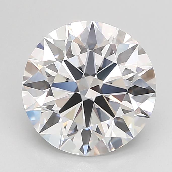 2.66ct Round D FL Lab-Grown Diamond