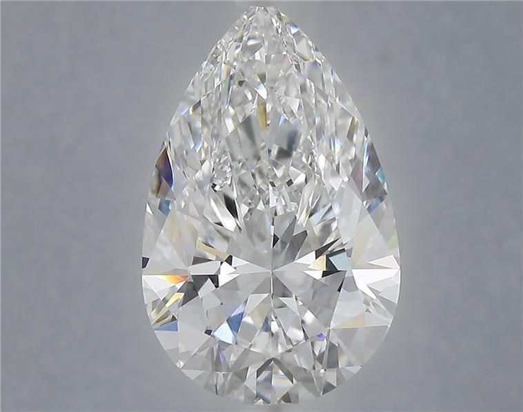 6.01ct Pear F VVS2 Lab-Grown Diamond