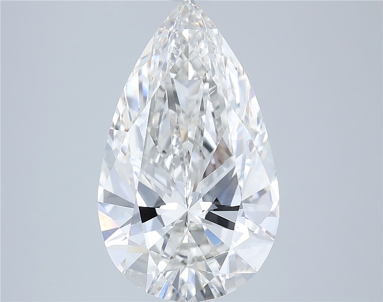 4.02ct Pear F VVS2 Lab-Grown Diamond
