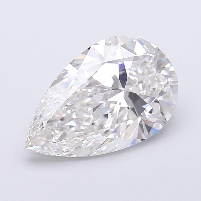 3.23ct Pear F VVS2 Lab-Grown Diamond