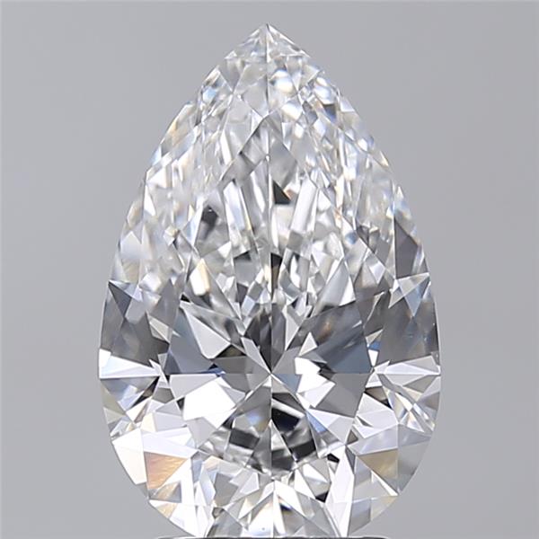 3.02ct Pear D VVS2 Lab-Grown Diamond