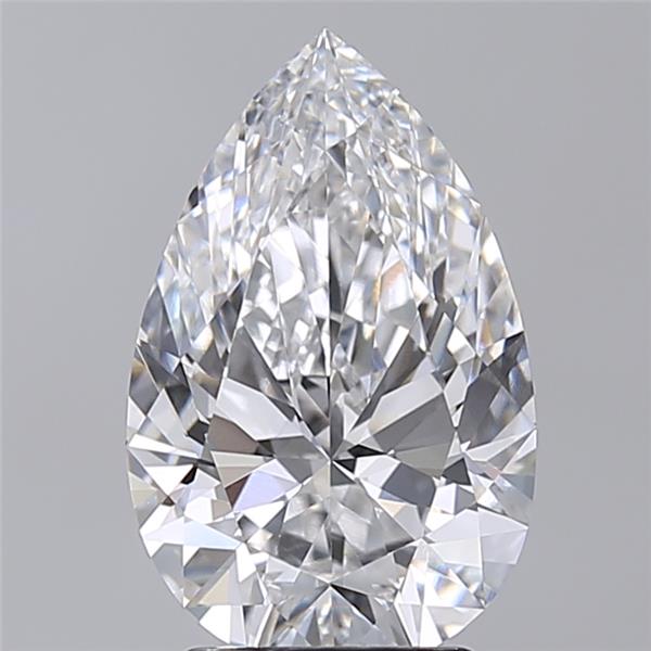 3.02ct Pear D VVS2 Lab-Grown Diamond