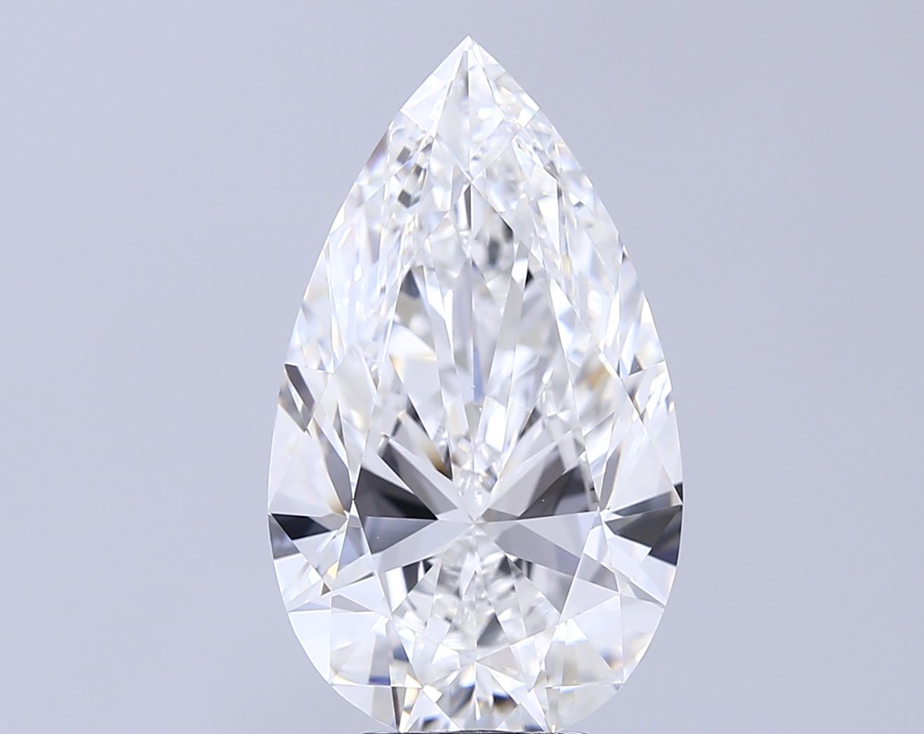 7.07ct Pear E VVS2 Lab-Grown Diamond
