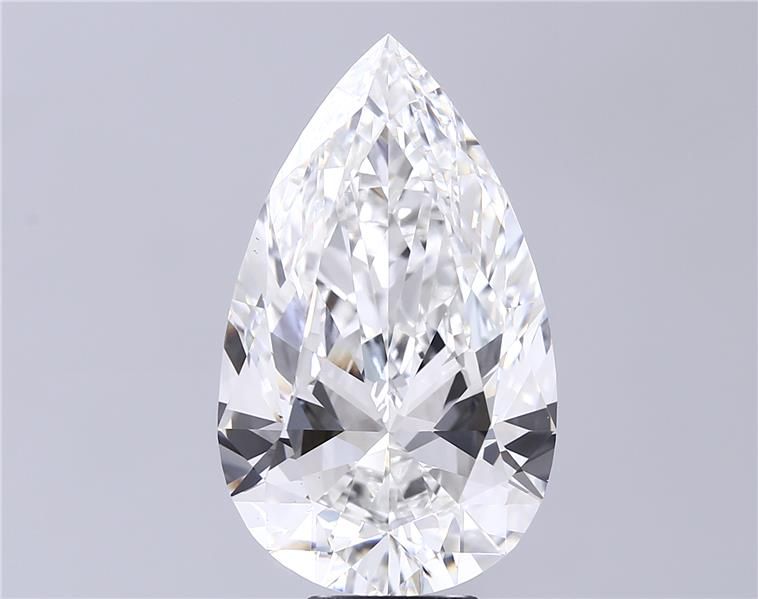 10.07 Carat PEAR Shape E Colour VVS2 Clarity  Cut - White Lab Diamond - 1822113