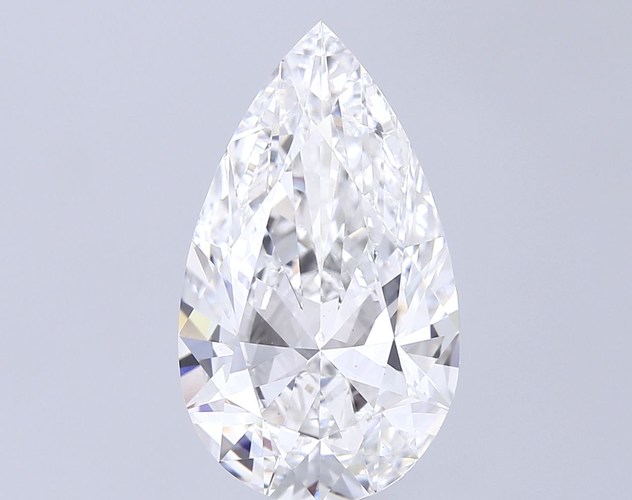 6.04ct Pear F VS1 Lab-Grown Diamond