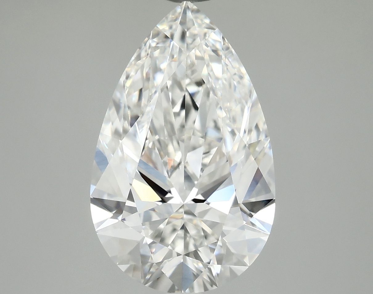 3.43ct Pear F VVS2 Lab-Grown Diamond