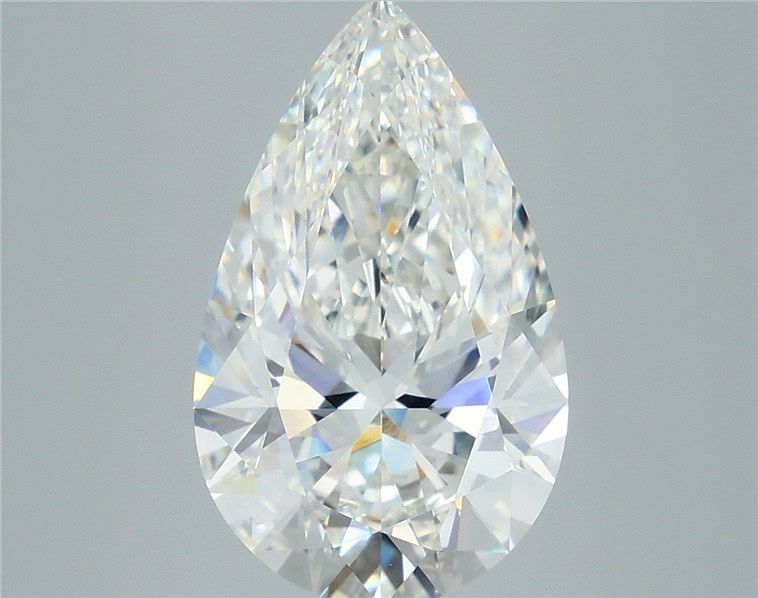 6.01ct Pear F VVS2 Lab-Grown Diamond