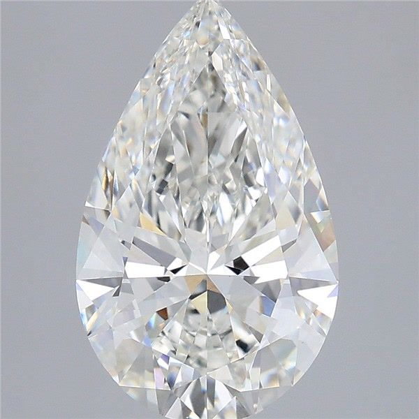 3.57ct Pear F VVS2 Lab-Grown Diamond