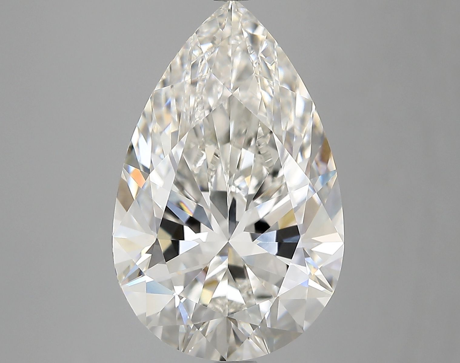 6.01ct Pear F VVS2 Lab-Grown Diamond