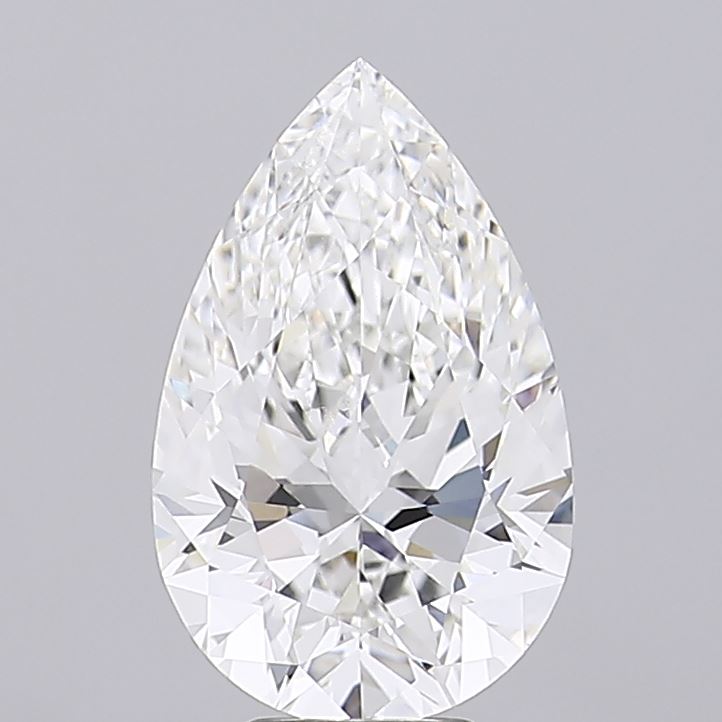 6.51ct Pear F VVS2 Lab-Grown Diamond