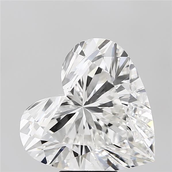 7.02ct Heart F VVS2 Lab-Grown Diamond