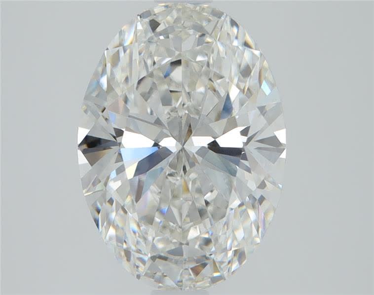 4.57ct Oval F VVS2 Lab-Grown Diamond