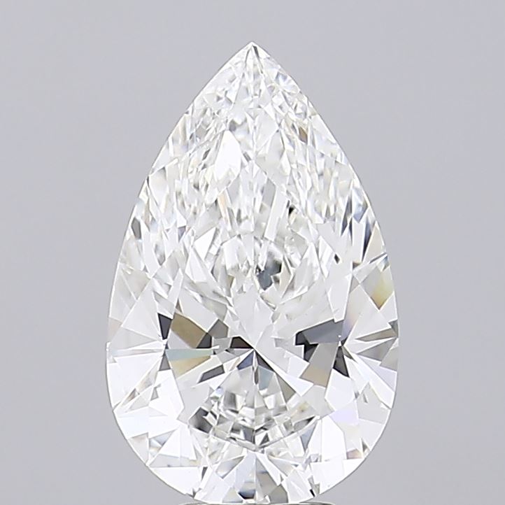 6.45ct Pear F VVS2 Lab-Grown Diamond