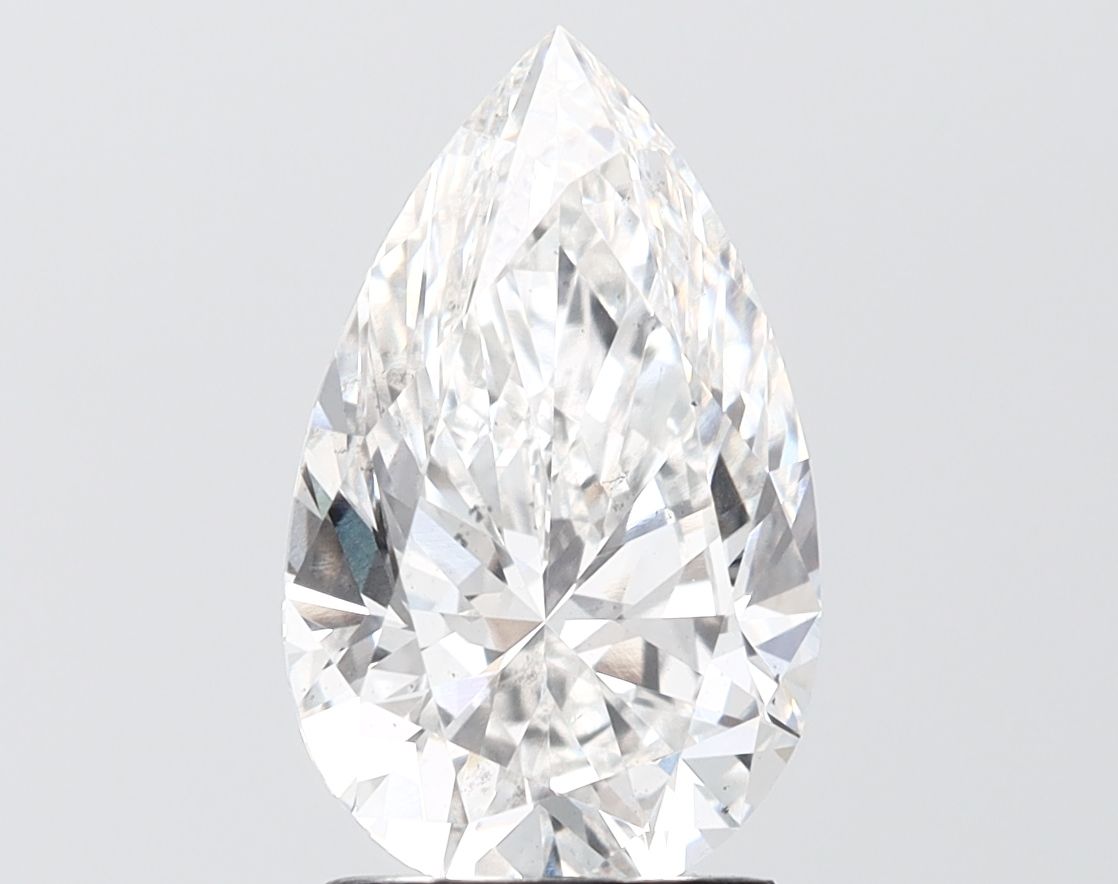 3.09ct Pear F SI1 Lab-Grown Diamond