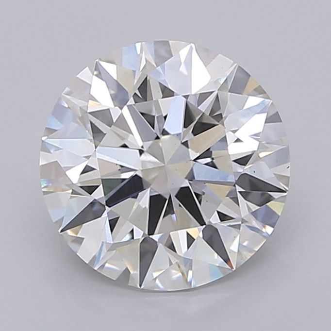 2.75ct Round F VS2 Lab-Grown Diamond