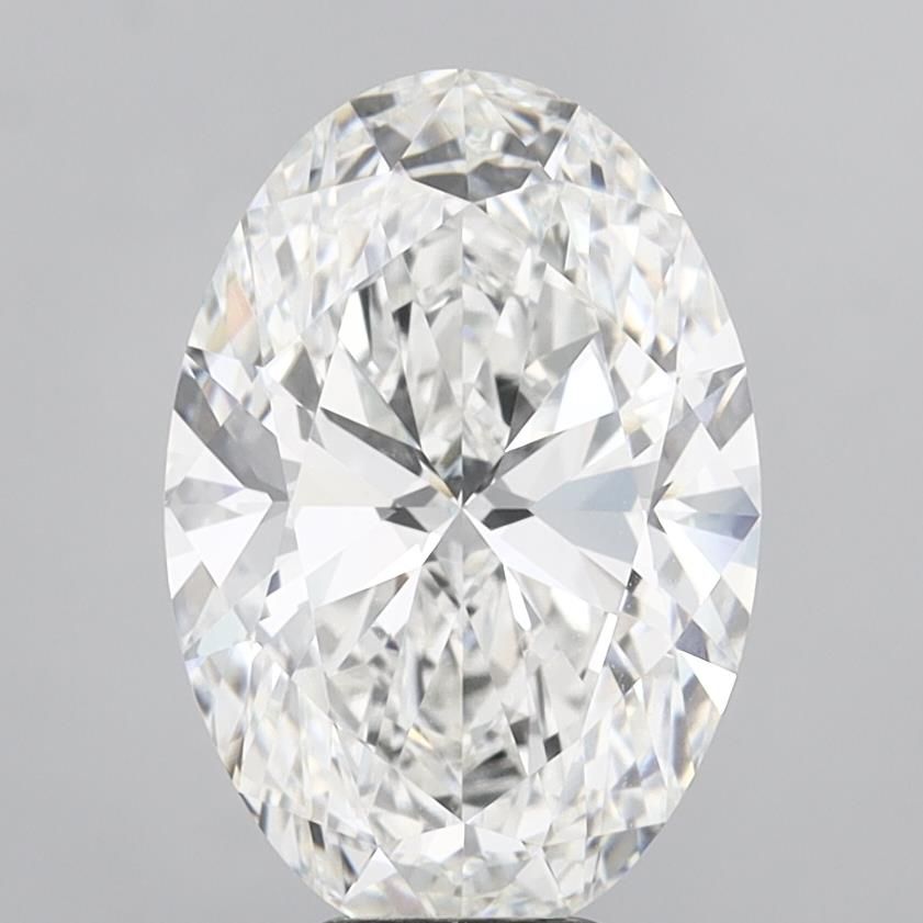 8.05ct Oval F VVS2 Lab-Grown Diamond