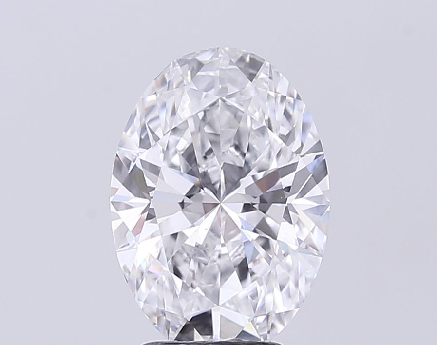 3.17ct Oval D VVS1 Lab-Grown Diamond