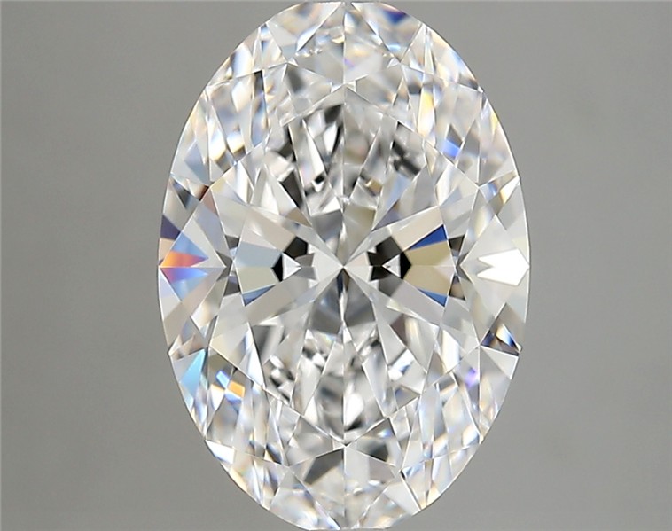 3.44ct Oval D FL Lab-Grown Diamond