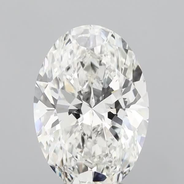 3.2ct Oval F VVS2 Lab-Grown Diamond