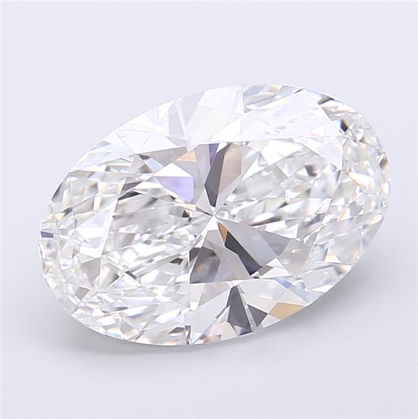 4.12ct Oval D VVS2 Lab-Grown Diamond