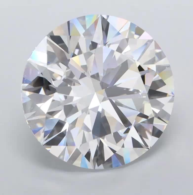 7.07ct Round D VVS1 Lab-Grown Diamond