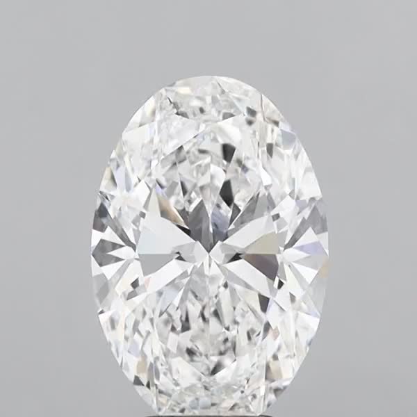 4.29ct Oval E VVS2 Lab-Grown Diamond