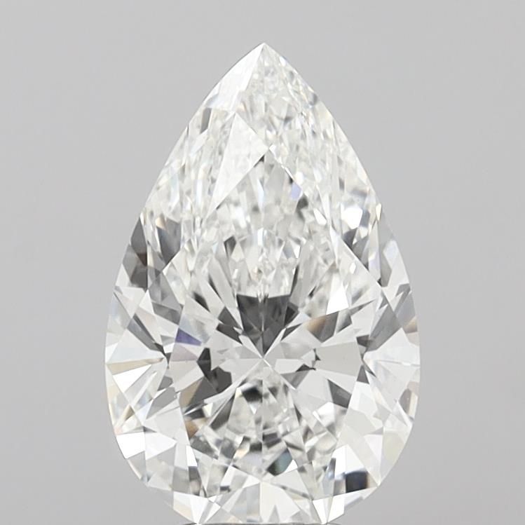 4.53ct Pear F VVS2 Lab-Grown Diamond