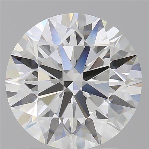 3ct Round F VVS1 Lab-Grown Diamond